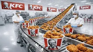 Inside the KFC Factory: From Fresh Chicken to Crispy Perfection (Full Process)