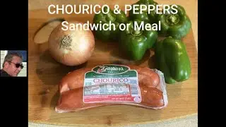 Chourico & Peppers. Portuguese Sandwich. Easy and delicious. A southern New England favorite food.