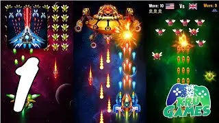 Space shooter - Galaxy attack - Galaxy shooter Gameplay #1 All Levels (Android, IOS)