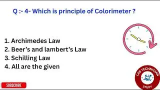 Lab Technician  Exam Questions And Answers | Lab Technician MCQ Series | Lab MCQ Class
