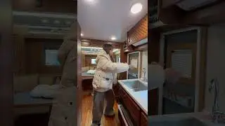 RV living suddenly discovered #pop-up roof #heavy truck