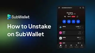How to Unstake any token on SubWallet