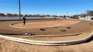 RC Dirt Oval racing at The Dirt in Perris CA