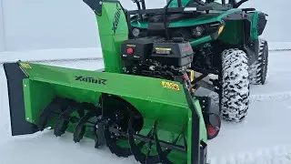 Снегоуборщик для квадроцикла  Роторный снегоуборщик для квадроцикла! Xator.ru
