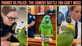 My Amazon Parrot Actually Roasted a Police Officer! 😂 🇺🇸