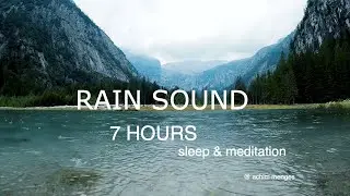 RAIN SOUND / 7 HOURS / WHITE NOISE / sleep & meditation /@ achim menges