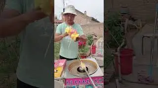 The reverse video of candy flower #shorts #cottoncandy #candyfloss