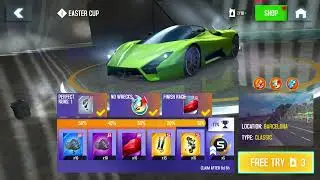 Asphalt 8 Barcelona Fastest Route: SSC Tuatara / Ruta m&aacute;s r&aacute;pida