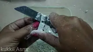Chalkasmr~ Dusty chalk shaving Dry~ water💧 dropping ~ pouring #Asmr #chalkasmr