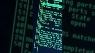 Escena Hacking con NMAP en Matrix 2 