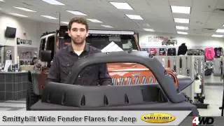 Smittybilt Wide Fender Flares for Jeep 4wd