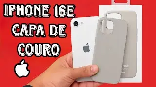 Capinha de Couro do iphone 16e Comprado na Shopee
