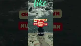 Chris Brown - Angel Numbers/Ten Toes #lyrics_whatsapp_status #lyrics #chrisbrown #tentoes #music