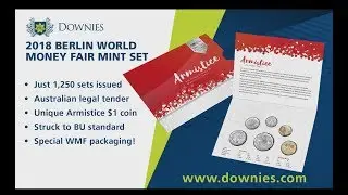 New at Downies: the 2018 Berlin World Money Fair Mint Set!