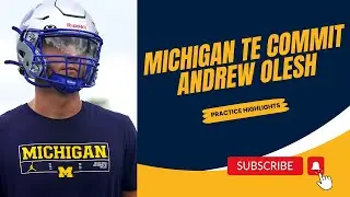 Michigan TE commit is ELITE!!! | Andrew Olesh | Wolverines | #GoBlue
