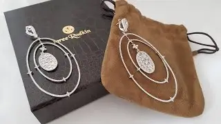 Обзор ювелирного украшения Loree Rodkin серьги Oval Chandelier оригинал белое золото!
