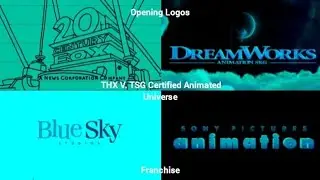 Opening Logos - THX V. TSG Certified Animated Universe (franchise)