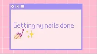 Getting my cute nails done from &ldquo;Crush&rdquo; Nail Spa in Yangon.