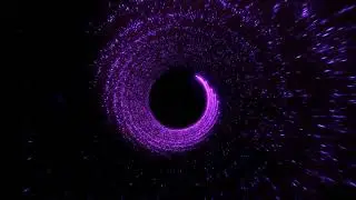 purple particle swirl circle  - Download Stock Footage