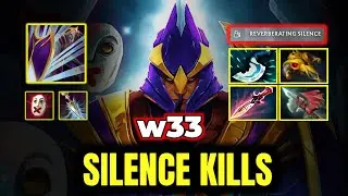 w33 Silencer - Silence Kills Insane Glaive Damag - Dota 2 Pro Mid Full Match Gameplay.