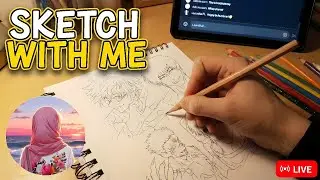Anime Drawing #live #anime #drawing #tutorial #viral