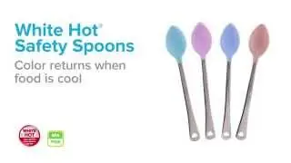 Munchkin White Hot Metal Spoons