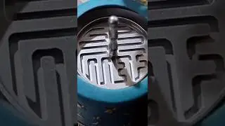 The white powder is the ashes of the herb. When pressing it, make sure there is enough air inside