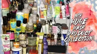 My Hair Product Collection! Over 100 products!