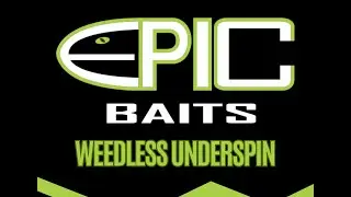 EPIC WEEDLESS UNDERSPIN!  #beepictoday #epicbaitsfishing