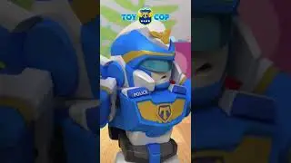 [TOYCOP] Villain 😈 in a painting 🎨 VS TOYCOP 🚓