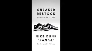 Restock | Nike Dunk Low &lsquo;Panda&rsquo; on Friday, 9/16