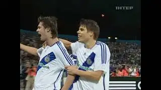Лига Чемпионов 2009 год квалификационный раунд 2 матч  Динамо К Спартак (фрагменты матча)