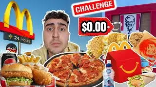 🇦🇺 Eating ONLY FREE Fast Food for 24 HOURS in Australia! (Impossible Challenge)