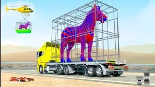 Helicopter Dinosaur 🦖 Transport Simulator Games - Android Gameplay | Game For kids | Cartoon Games