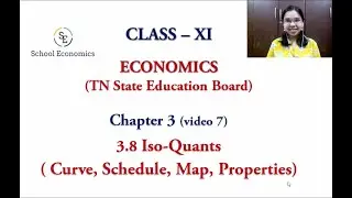 Class 11 (TN State Board) Economics Chap 3 - Iso-quants Curve | Iso-quant Map