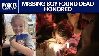Missing boy found dead honored in Florida