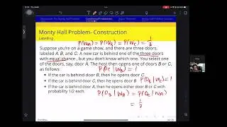 The Monty Hall Problem and Conditional Probabilities