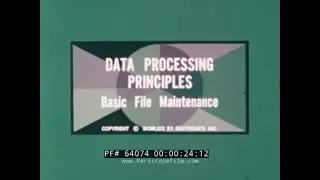 1970-е годы. Компьютерная обработка данных и обслуживание файлов. Схемы создания образовательных ...