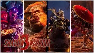 All Enemies In SHADOW WARRIOR 3