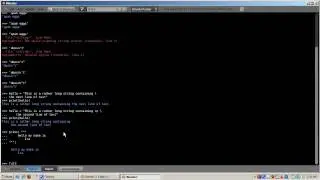 Ira Krakow's Python 3 Tutorial Part 2 (Strings)