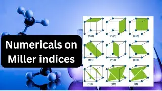 Numerical on Miller indices in material science  | calculation of Miller indices from directions
