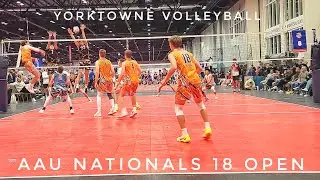 M2G2 | Yorktowne 18 Blue vs Crown City 18 Kings |  AAU Nationals 18 OPEN Volleyball | ROUND 1