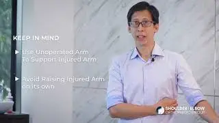 Post-Surgery Shoulder Exercises - Dr Bernard Lee Specialist Orthopaedic Surgeon