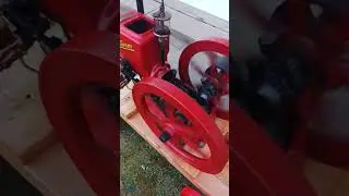 Freshly built engine cart. First time running the engine on it.