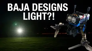Flying a 2200+ Lumen Baja Design Light on my FPV Drone