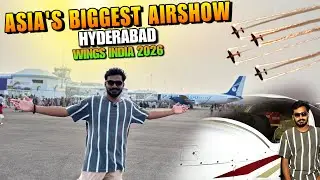 Wings India 2026 Air Show at Begumpet Airport || Hyderabad || @NIKITHSHETTY5404