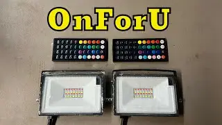 OnForU Halloween Haunt Lighting 20w RBG Flood Lights