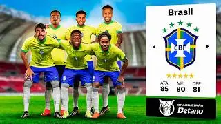 Será que a SELEÇÃO BRASILEIRA Consegue Ganhar o Brasileirão no EAFC 25?