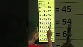 #abhinav  #table9  #maths #mathstricks #cutebaby #learning #multiplicationtables