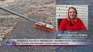 02  PRIMĂRIA SIGHETU MARMAȚIEI  REAMINTEȘTE OBLIGAȚIILE CETĂȚENILOR PRIVIND CURĂȚAREA ZĂPEZII